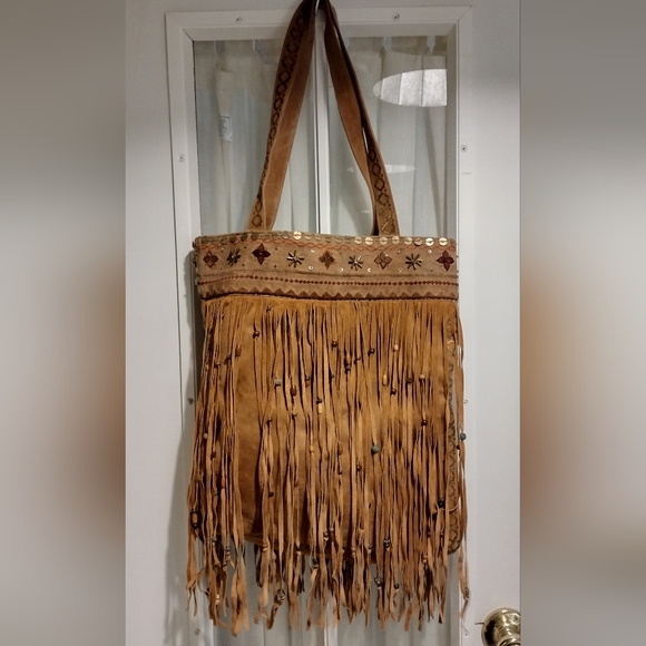 Free People Drifter Fringe Tote - Picture 2 of 13
